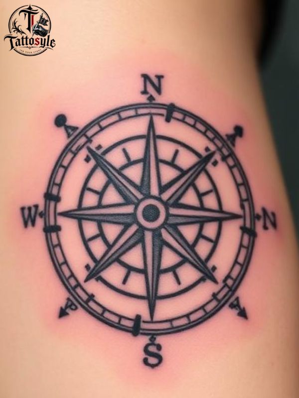 Compass Tattoo