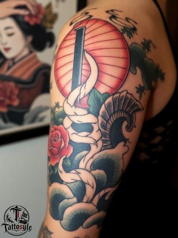 Japanese half sleeve tattoos