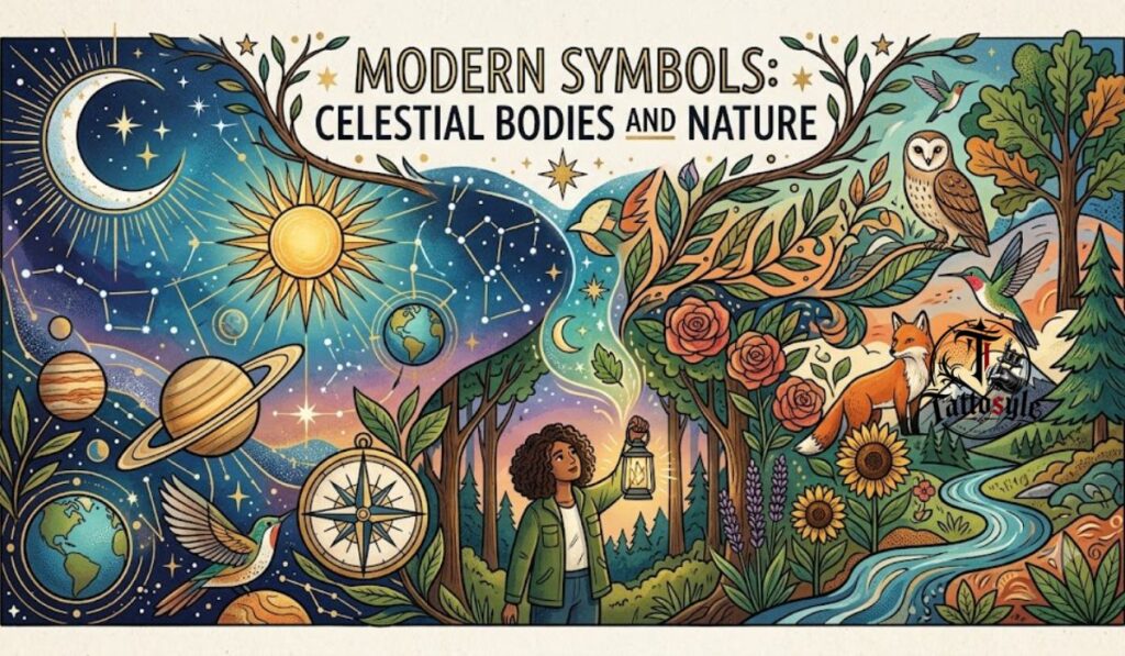 Modern Symbols: Celestial Bodies and Nature