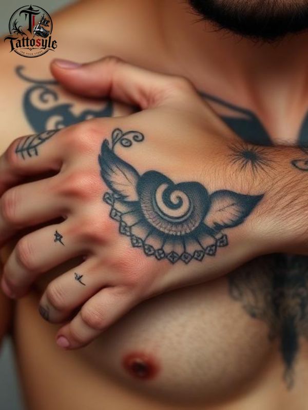 Tatuajes mano y muñeca hombre
