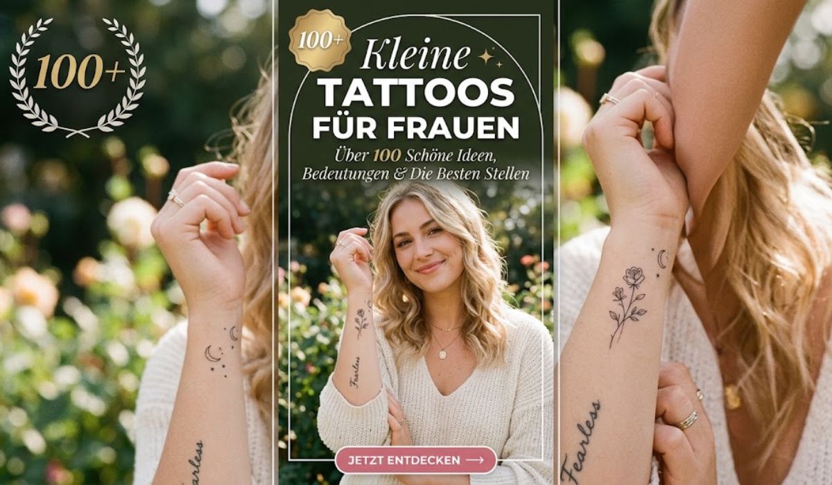 Kleine Tattoos für Frauen: 100+ schöne Ideen, Bedeutungen & die besten Stellen