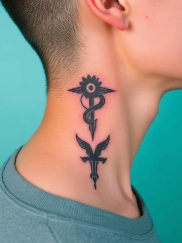 ¿Qué significado puede tener un tatuaje en el cuello?