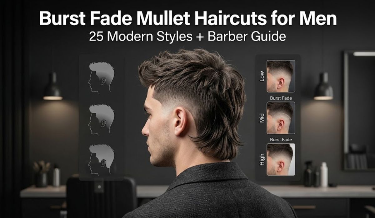 Burst Fade Mullet Haircuts for Men: 25 Modern Styles and Barber Guide