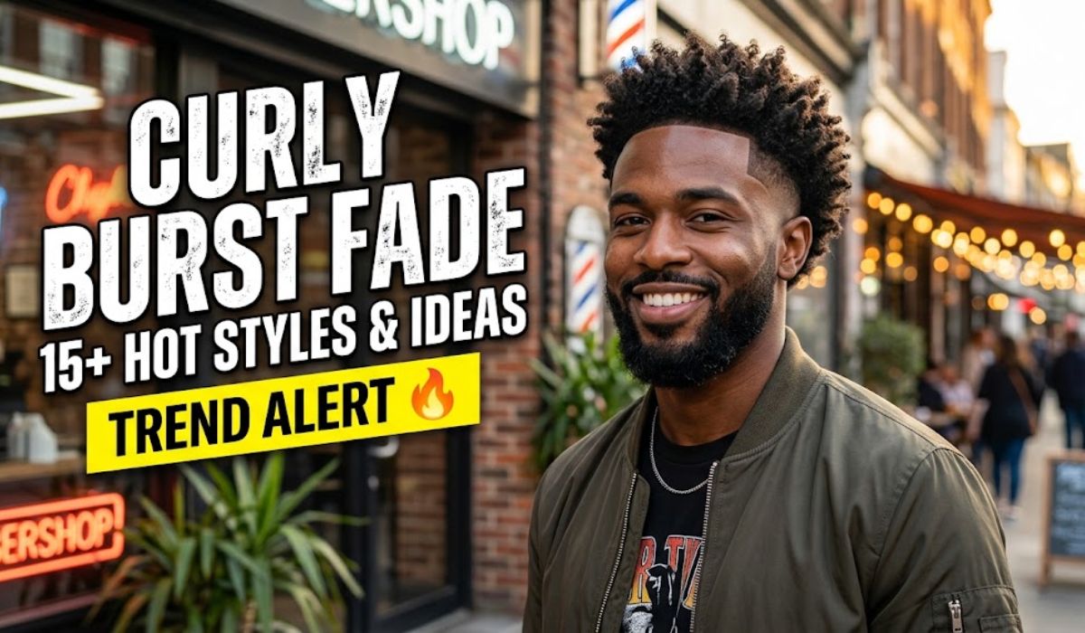 Curly Burst Fade Haircut Styles, Types and How to Ask Your Barber