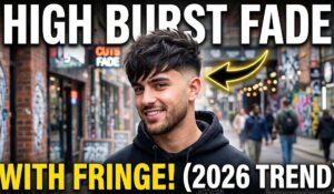 High Burst Fade With Fringe